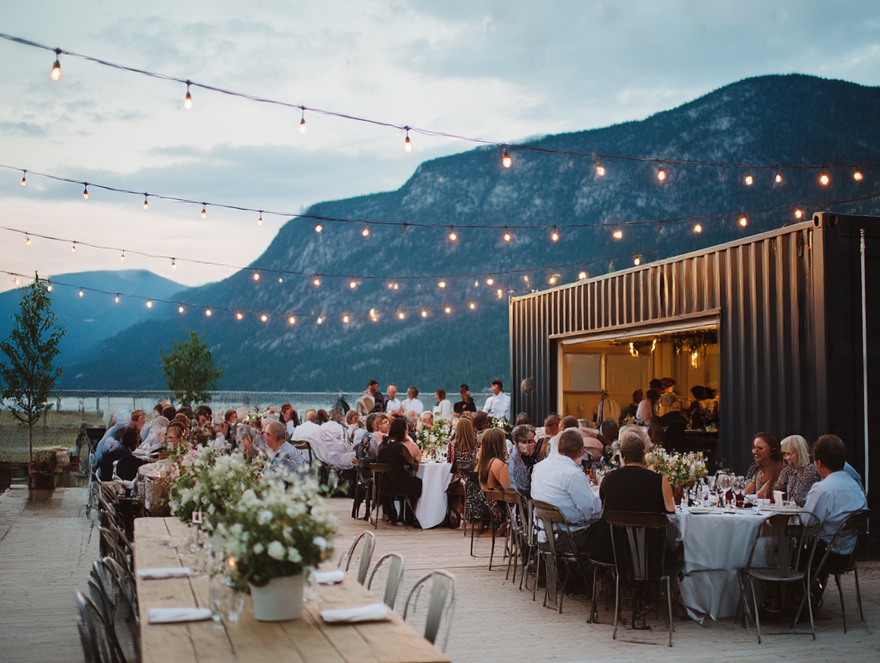 shipping container wedding venues